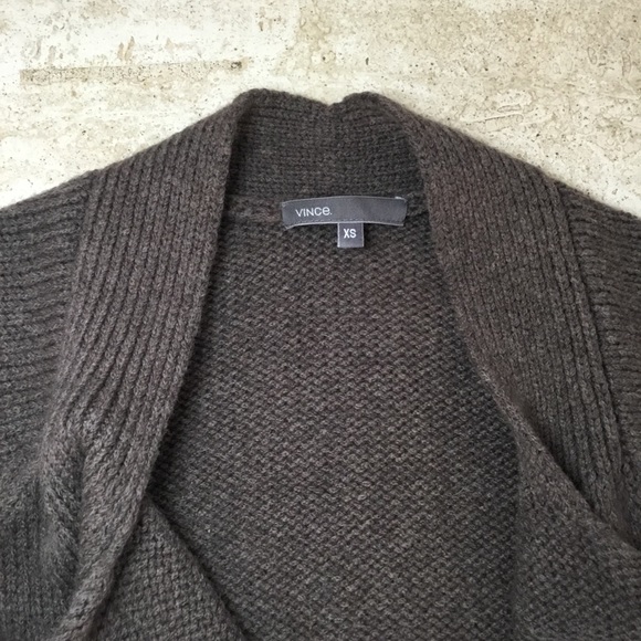 Vince Short Sleeve Open Drape Cardigan - Size XS - Picture 6 of 9